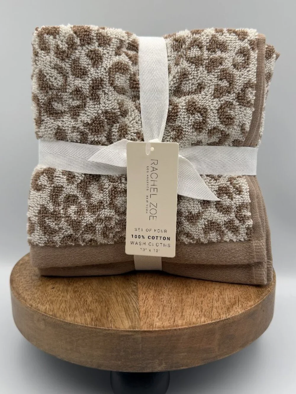 Rachel Zoe Set of 4 Washcloths 13